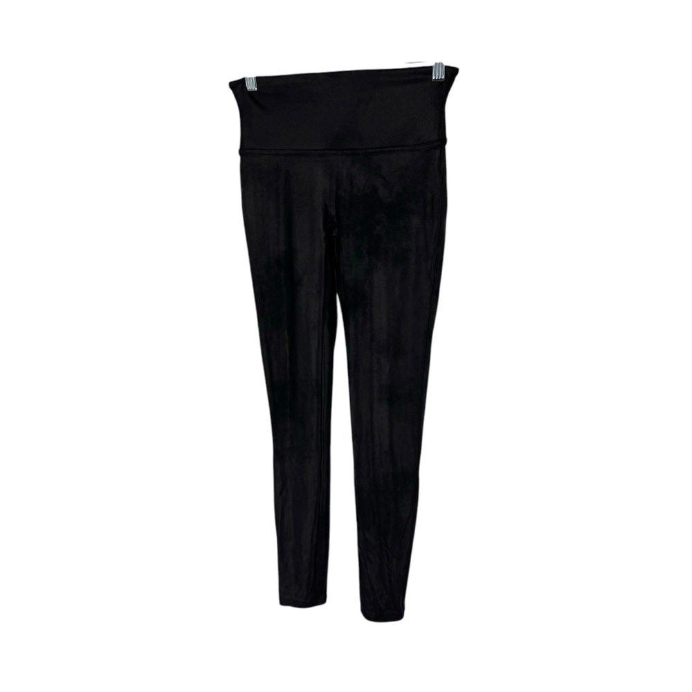 *Women’s Spanx Size Medium Black Faux Leather Nylon/Elastane Leggings